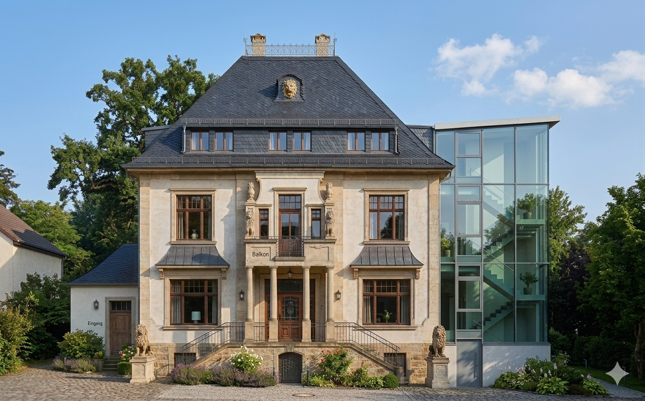 Sanierung Baudenkmal Villa Detmold