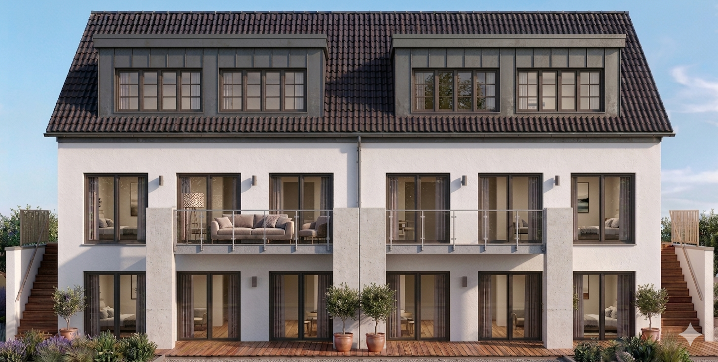 Neubau Doppelhaus Höchberg